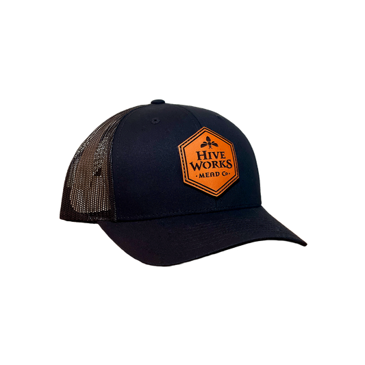 Hiveworks Leather Patch Hat