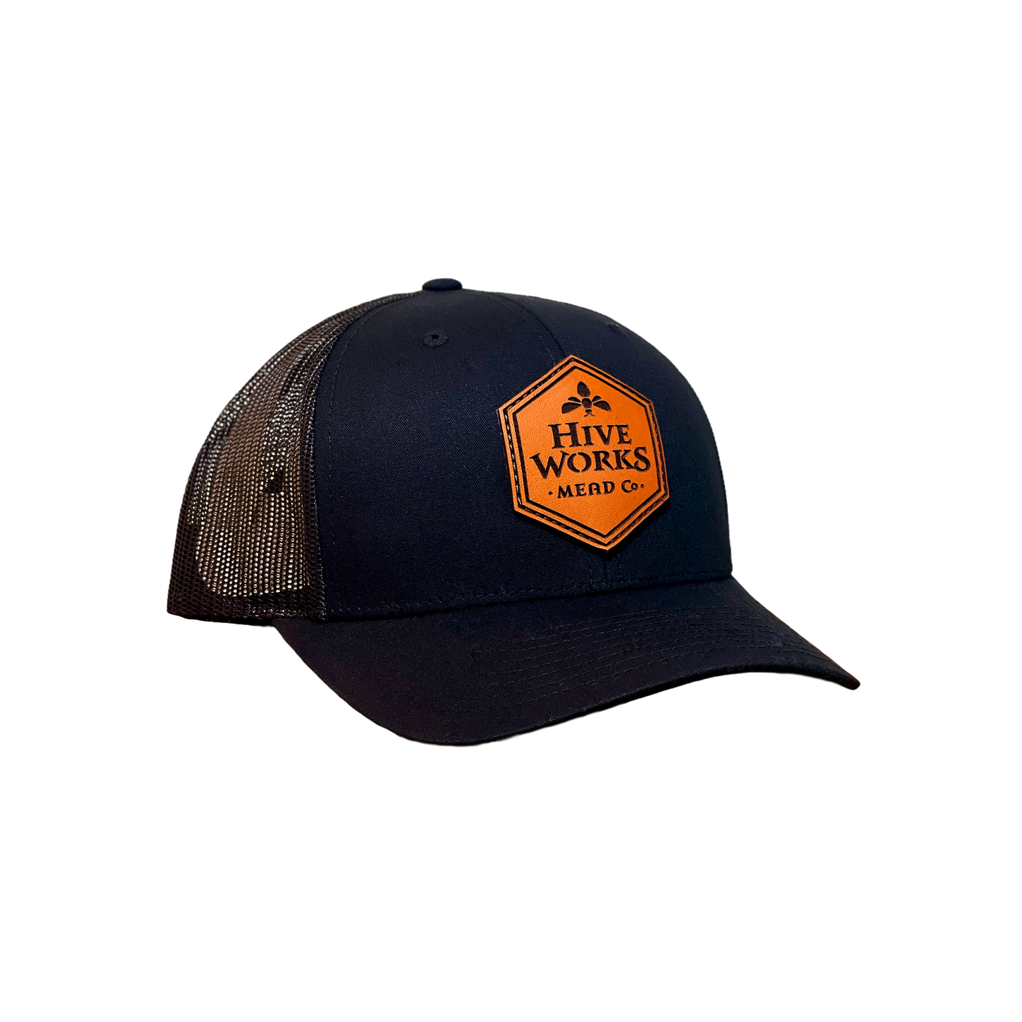 Hiveworks Leather Patch Hat
