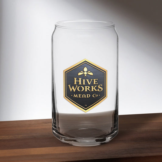 Hiveworks Logo Glass